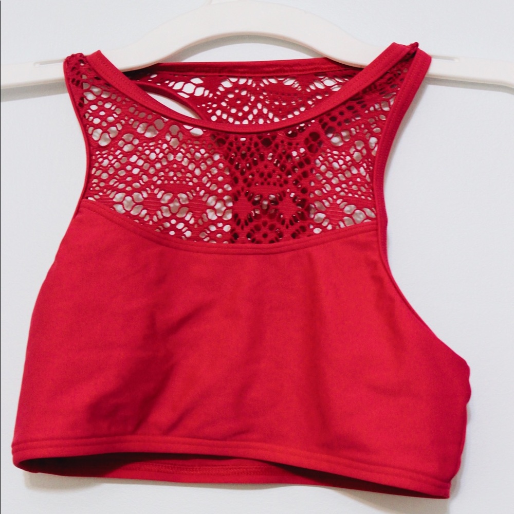 Abercrombie Kids Pink lace bikini